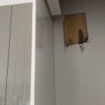 gas leak detection in wall