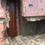 leaking pipe in brick wall detection Melbourne