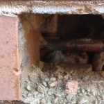 leaking water pipe in brick wall detection Melbourne