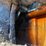 burst pipe in wall water leak detection